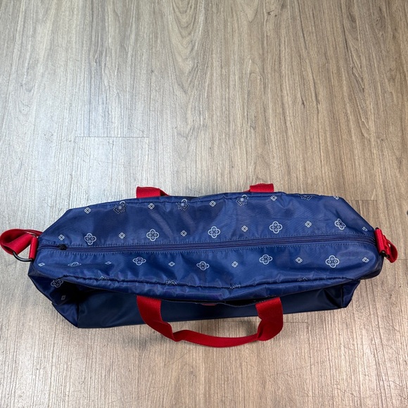 Stylish Navy and Red Unisex Duffel Bag - Picture 7 of 13